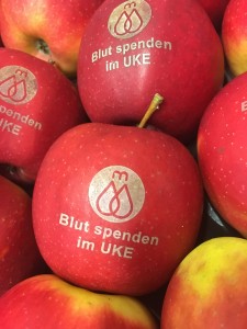 Äpfel Weltblutspendetag
