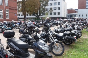 Biker-Parkplatz